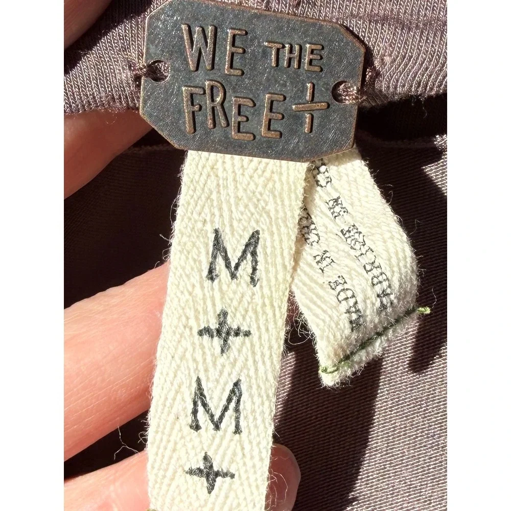 We The Free Free Arden Long Sleeve Slo Mauve Mediumuchy Tee